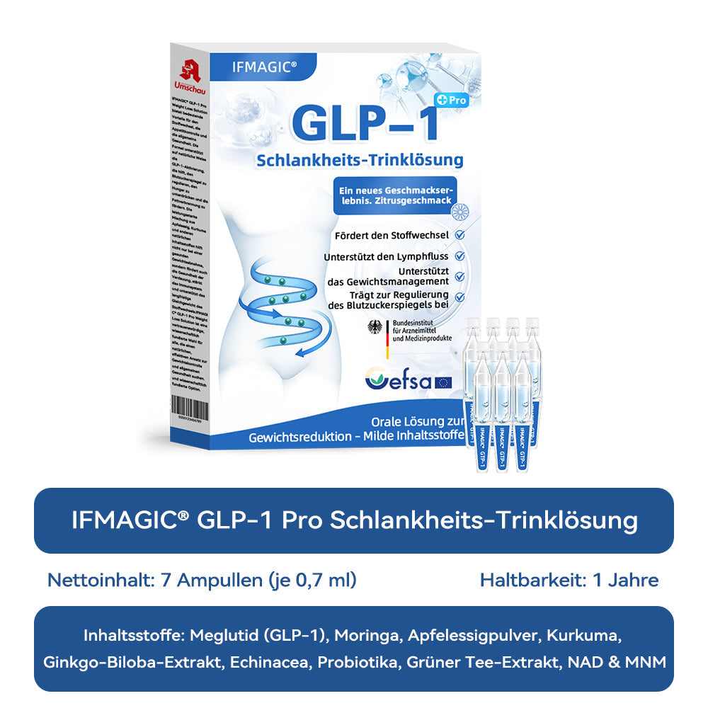 GLP-1 Schlankheits-Trinklösung – Klinisch getestet & hormonfrei