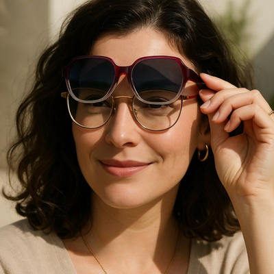 Sichtklar® – Die ultraleichte Überbrille mit polarisierten Gläsern