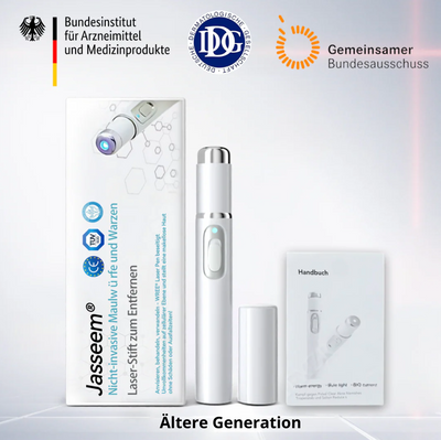 Jasseem® – Neue Version 2025 – Laser-Stift zur schmerzfreien Entfernung von Warzen & Hautflecken 2.0